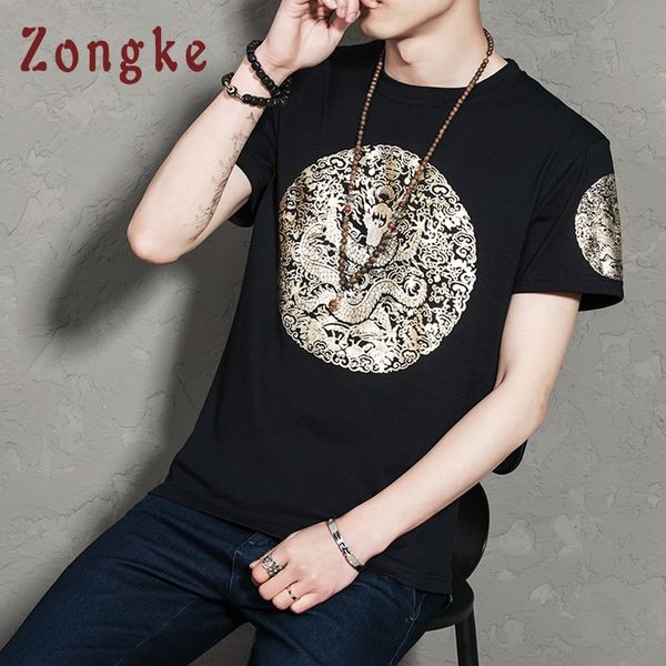 zongke chinese style golden dragon print t shirt men tshirt men t-shirt funny t shirts harajuku streetwear 5xl 2019 spring, White;black
zongke chinese style golden dragon print t shirt men tshirt men t-shirt funny t shirts harajuku streetwear 5xl 2019 spring, White;black
