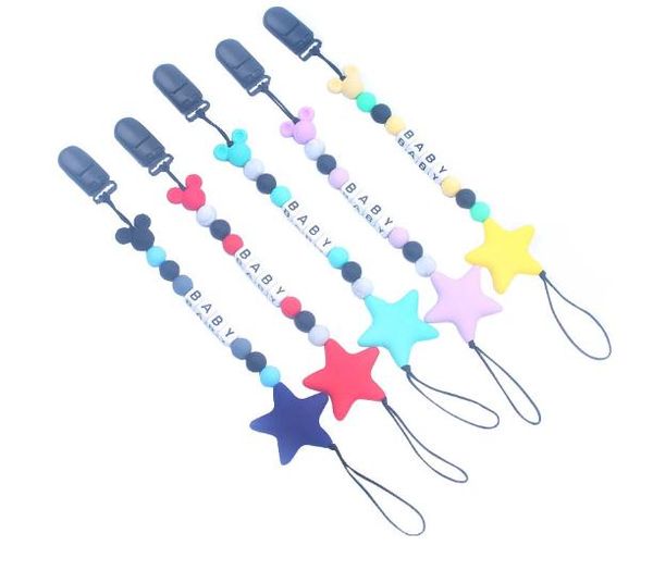 baby pacifier chain silicone beads dummy clip holder cute pacifier clips soother chains for baby chew teethers
baby pacifier chain silicone beads dummy clip holder cute pacifier clips soother chains for baby chew teethers