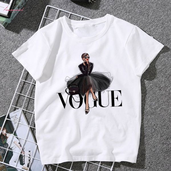 new arrivals fashion vogue printed t shirt women harajuku trend style o neck t shirts summer short sleeve casual tshirt, White
new arrivals fashion vogue printed t shirt women harajuku trend style o neck t shirts summer short sleeve casual tshirt, White