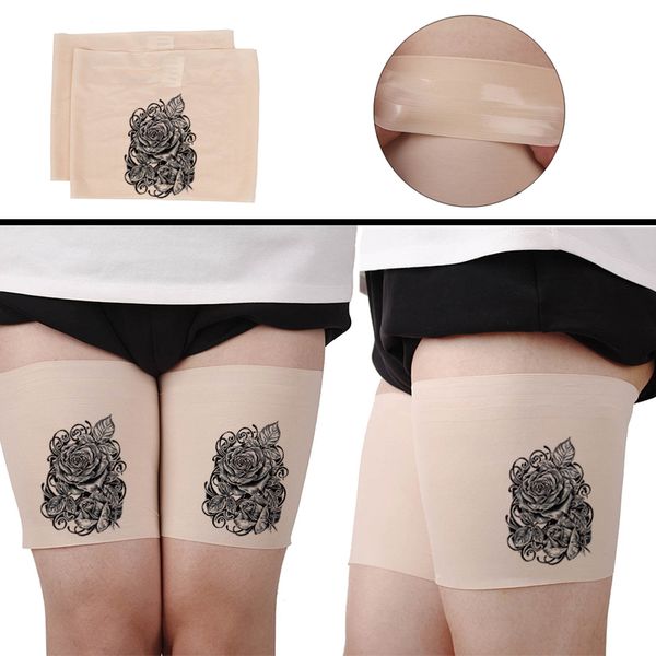 summer 2pcs pattern print silicone non-slip anti frottement anti chafing thigh bands socks breathable thin, Black;white
summer 2pcs pattern print silicone non-slip anti frottement anti chafing thigh bands socks breathable thin, Black;white