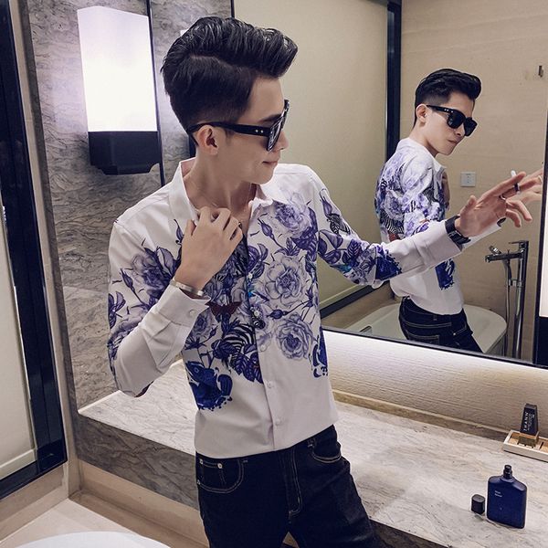 fashion 2020 floral shirt men autumn new long sleeve mens casual shirts streetwear slim fit night club tuxedo shirt dress 3xl, White;black
fashion 2020 floral shirt men autumn new long sleeve mens casual shirts streetwear slim fit night club tuxedo shirt dress 3xl, White;black
