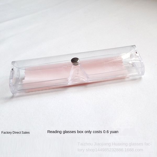 ultra light portable transparent presbyopic pvc packaging box anti-pressure case presbyopic glasses case anti-fall glasses box, Blue
ultra light portable transparent presbyopic pvc packaging box anti-pressure case presbyopic glasses case anti-fall glasses box, Blue