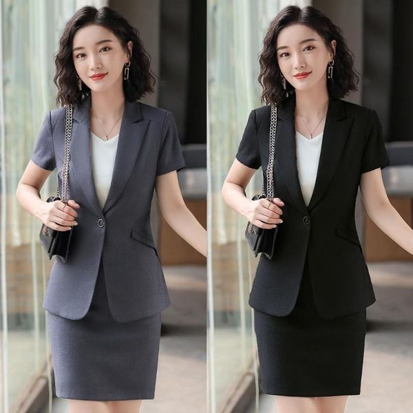 formal ladies black blazer women business suits with skirt and jacket sets work wear office uniform style, White;black
formal ladies black blazer women business suits with skirt and jacket sets work wear office uniform style, White;black