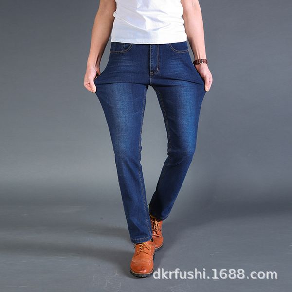 jeans men's spring and autumn new style men slim fit pencil pants casual elasticity jeans men's business trousers trousers, Blue
jeans men's spring and autumn new style men slim fit pencil pants casual elasticity jeans men's business trousers trousers, Blue