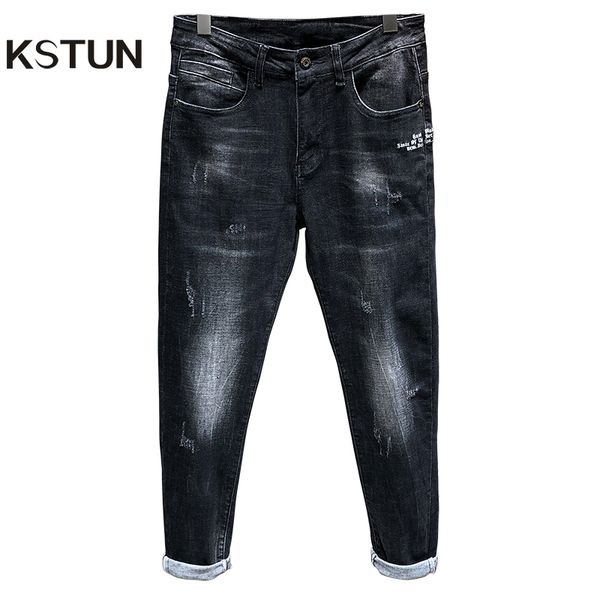 mens jeans skinny dark gray spring and autumn high stretch fashion letters desingers washed yong man trousers casual denim pants, Blue
mens jeans skinny dark gray spring and autumn high stretch fashion letters desingers washed yong man trousers casual denim pants, Blue