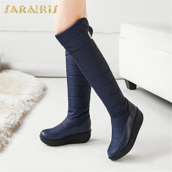sarairis dropship 2018 winter platform women knee-high boots winter women shoes fur warm snow boots, Black
sarairis dropship 2018 winter platform women knee-high boots winter women shoes fur warm snow boots, Black