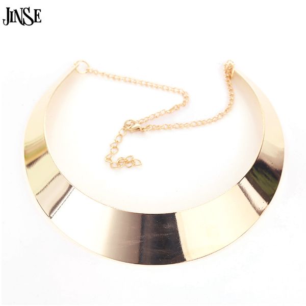 jinse women fashion necklace metal smooth exaggerated punk necklace simple fashion style nek101, Silver
jinse women fashion necklace metal smooth exaggerated punk necklace simple fashion style nek101, Silver