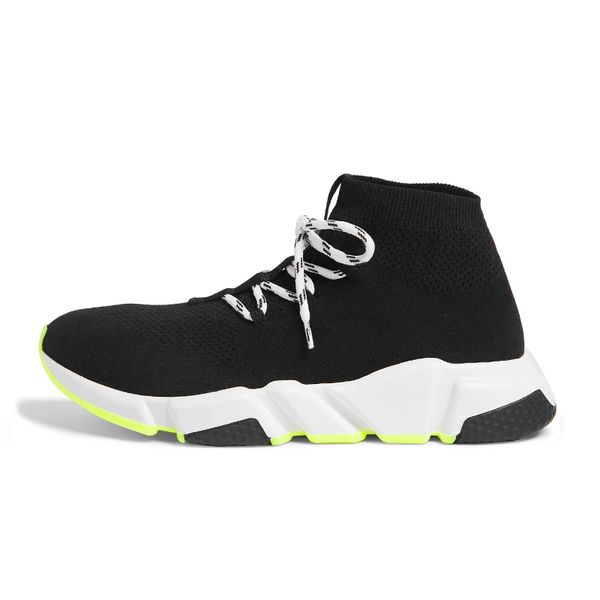 socks shoes, women's fashion speed sneakers, triple black and white graffiti, transparent soles, retro men's sneakers