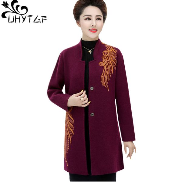 uhytgf quality autumn winter wool sweater coat women fashion embroidered knitted cardigan women sweater coat plus size 1337, White
uhytgf quality autumn winter wool sweater coat women fashion embroidered knitted cardigan women sweater coat plus size 1337, White