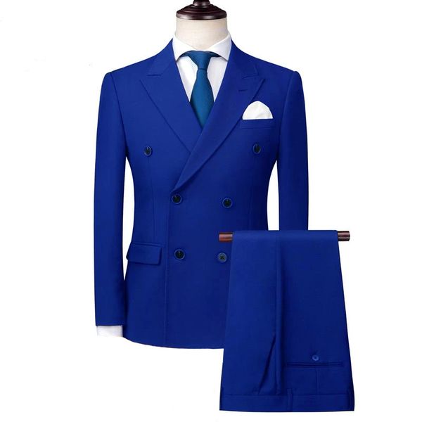 thorndike double breasted suit royal blue wedding suits for men 2 pcs slim fit costume homme mariage business wear jacket+pants, White;black
thorndike double breasted suit royal blue wedding suits for men 2 pcs slim fit costume homme mariage business wear jacket+pants, White;black