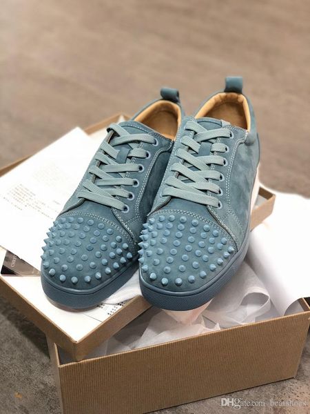 junior spikes men's flat shoes designer sneakers red bottom shoes genuine leather fashion grey black casual shoes sz us 5-12.5
junior spikes men's flat shoes designer sneakers red bottom shoes genuine leather fashion grey black casual shoes sz us 5-12.5