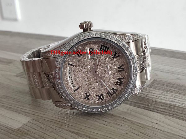 sell luxury fashion watches 36 mm 118346 day date president roman dial asia automatic mechanical platinum diamond, Slivery;brown
sell luxury fashion watches 36 mm 118346 day date president roman dial asia automatic mechanical platinum diamond, Slivery;brown