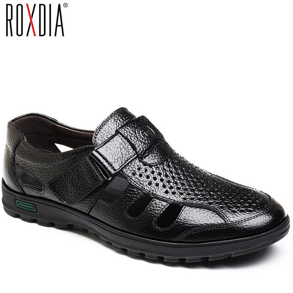 roxdia plus size 39-48 men sandals genuine leather new fashion breathable summer beach shoes men slippers causal shoes rxm112 t200420, Black
roxdia plus size 39-48 men sandals genuine leather new fashion breathable summer beach shoes men slippers causal shoes rxm112 t200420, Black