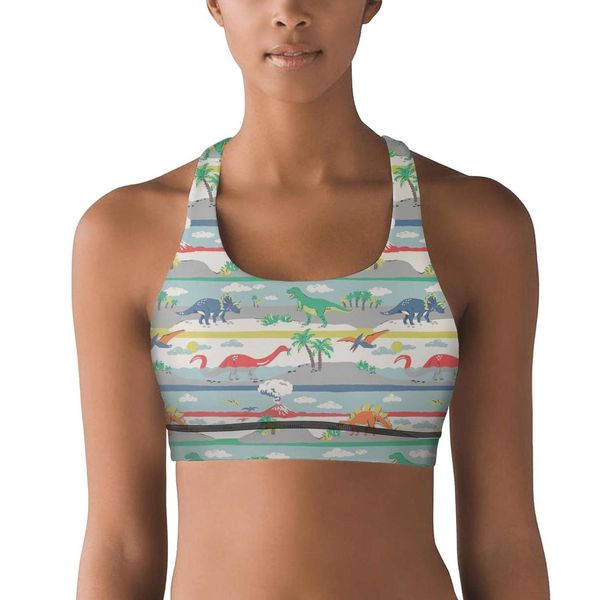 women's yoga vestdinosaur on beach design personalitysports bra novel sports underwear dinosaur rainbow watercolour dinosaurs hear me, Black;white
women's yoga vestdinosaur on beach design personalitysports bra novel sports underwear dinosaur rainbow watercolour dinosaurs hear me, Black;white