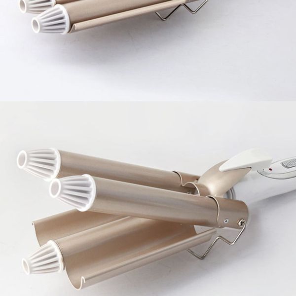 kemei professional curling iron ceramic triple barrel hair style hair waver styling tools 110-220v hair curler electric curling
kemei professional curling iron ceramic triple barrel hair style hair waver styling tools 110-220v hair curler electric curling