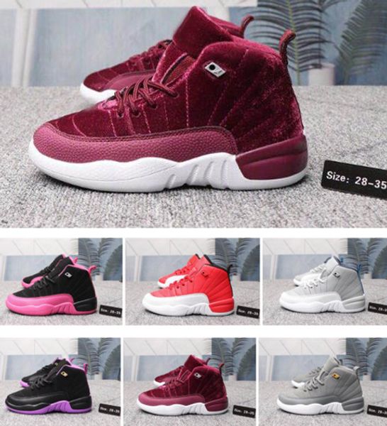 new kids shoes stylish 12 12s grey purple blue red white black basketball shoes sneakers for boys girls kids with box
new kids shoes stylish 12 12s grey purple blue red white black basketball shoes sneakers for boys girls kids with box