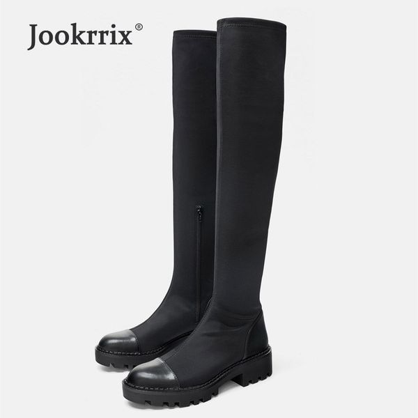 jookrrix 2018 autumn new shoes women fashion brand high boots over-the-knee elasticity long boots lady chaussure female footware, Black
jookrrix 2018 autumn new shoes women fashion brand high boots over-the-knee elasticity long boots lady chaussure female footware, Black