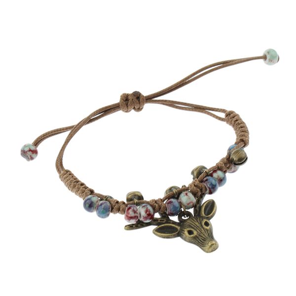 ceramic bracelet colorful elastic handmade simple ethnic style hand chain, Golden;silver
ceramic bracelet colorful elastic handmade simple ethnic style hand chain, Golden;silver