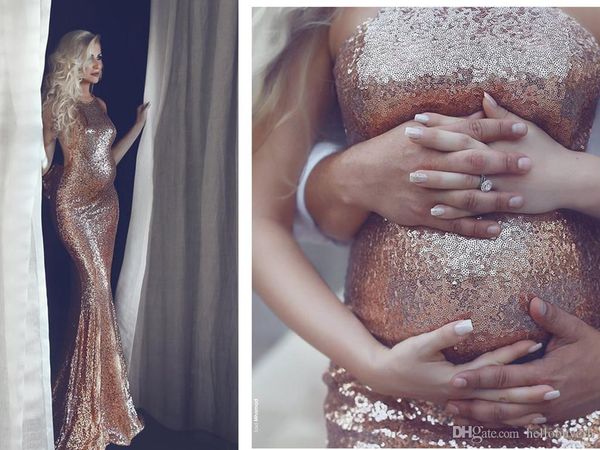 rose gold sequin mermaid saudi arabia muslim evening maternity pregnant dress backless long party prom dresses online 2019, Black;red
rose gold sequin mermaid saudi arabia muslim evening maternity pregnant dress backless long party prom dresses online 2019, Black;red