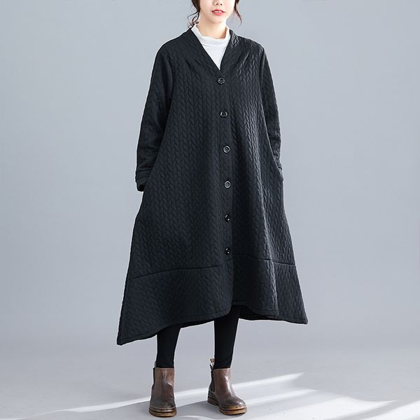 johnature a-line women trench button long sleeve 2019 autumn new solid color women v-neck vintage casual trench coats, Tan;black
johnature a-line women trench button long sleeve 2019 autumn new solid color women v-neck vintage casual trench coats, Tan;black