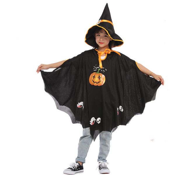 hats halloween hat cape cloak witch role playing children new show pumpkin dress hat cloak set, Blue;gray
hats halloween hat cape cloak witch role playing children new show pumpkin dress hat cloak set, Blue;gray
