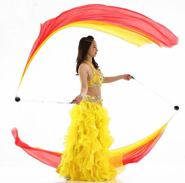 real silk veil poi streamer thrown balls belly dancer stage performance props bellydance costume accessory ing, Black;red
real silk veil poi streamer thrown balls belly dancer stage performance props bellydance costume accessory ing, Black;red