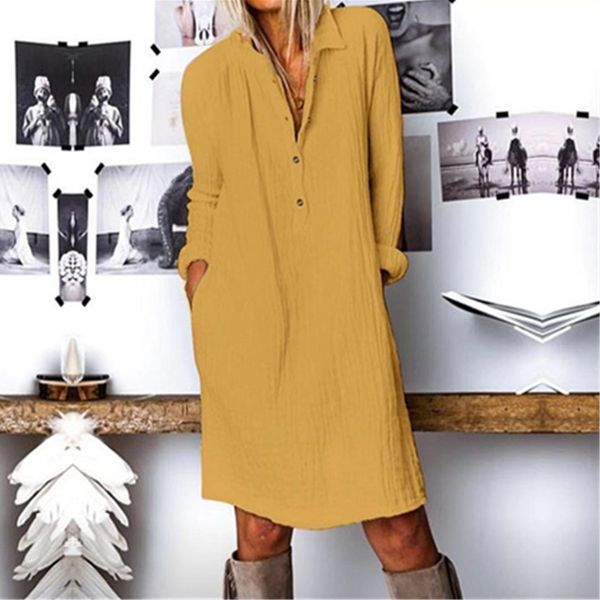 spring summer vintage dress lapel neck long shirt dress white button vintage button boho white t shirt women vestidos, Black;gray 
spring summer vintage dress lapel neck long shirt dress white button vintage button boho white t shirt women vestidos, Black;gray