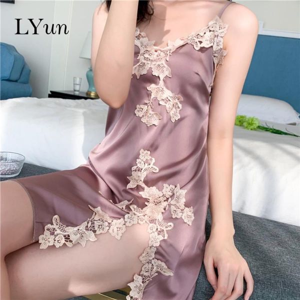 lyun new summer ladies french suspenders nightdress high-grade ice silk satin beautiful backless style wear home clothes, Black;red
lyun new summer ladies french suspenders nightdress high-grade ice silk satin beautiful backless style wear home clothes, Black;red
