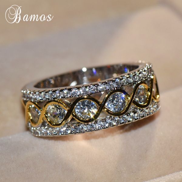 vecalon exquisite gold & silver color promise rings personalized infinity ring vintage jewelry luxury wedding bands for women, Slivery;golden
vecalon exquisite gold & silver color promise rings personalized infinity ring vintage jewelry luxury wedding bands for women, Slivery;golden