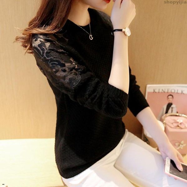 women's sweaters slim thin turtleneck base winter sweet korean ms. lace cuffs sweater knitting, White;black
women's sweaters slim thin turtleneck base winter sweet korean ms. lace cuffs sweater knitting, White;black
