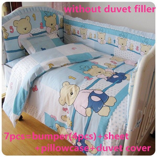 promotion 6/7pcs baby bedding set crib suits100% cotton baby bumper set winter bedclothes ,120*60/120*70cm
promotion 6/7pcs baby bedding set crib suits100% cotton baby bumper set winter bedclothes ,120*60/120*70cm