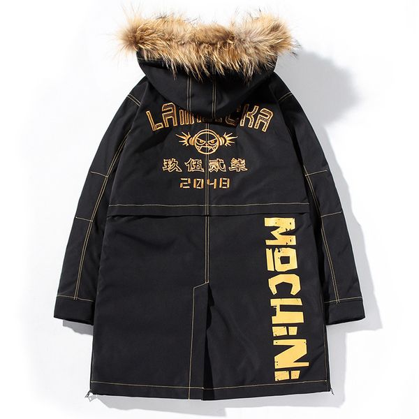 tide pack bai yarong keep warm down jackets ephebe raccoon long fund down loose coat canada down bomber jacket cotton monclair monler, Black
tide pack bai yarong keep warm down jackets ephebe raccoon long fund down loose coat canada down bomber jacket cotton monclair monler, Black