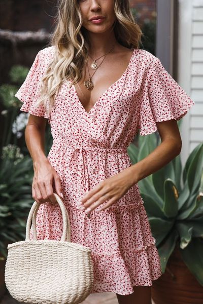 new arrival women printed short dresses casual fashion womens v-neck skirts womens summer holiday beach dresses, Black;gray
new arrival women printed short dresses casual fashion womens v-neck skirts womens summer holiday beach dresses, Black;gray