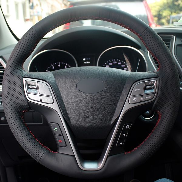 black synthetic leather car steering wheel cover for hyundai santa fe 2013-2015 hyundai ix45
black synthetic leather car steering wheel cover for hyundai santa fe 2013-2015 hyundai ix45