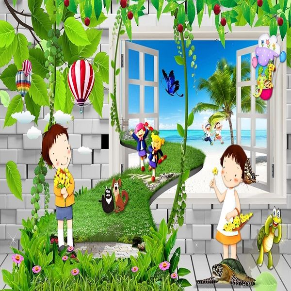 custom large mural 3d wallpaper children's paradise fantasy cartoon brick bedroom mural tv back wall decor deep 5d embossed 
custom large mural 3d wallpaper children's paradise fantasy cartoon brick bedroom mural tv back wall decor deep 5d embossed