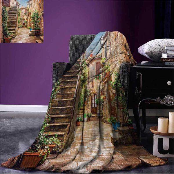 italian throw blanket view of old mediterranean street with stone rock houses in italian city rural print fleece blanket for bed
italian throw blanket view of old mediterranean street with stone rock houses in italian city rural print fleece blanket for bed