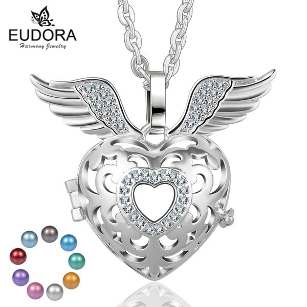 new angel wings crystal luxury pendant locket cage with 18mm harmony bola sounds chime bell for pregnancy women nice gift, Silver
new angel wings crystal luxury pendant locket cage with 18mm harmony bola sounds chime bell for pregnancy women nice gift, Silver