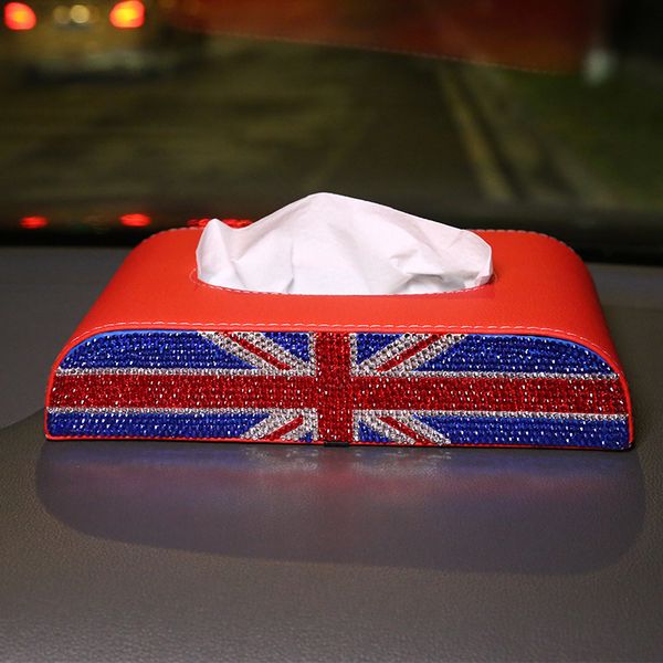 the union jack flag style car tissue box glitter crystal red black dashboard armrest block paper tissue box for men women
the union jack flag style car tissue box glitter crystal red black dashboard armrest block paper tissue box for men women