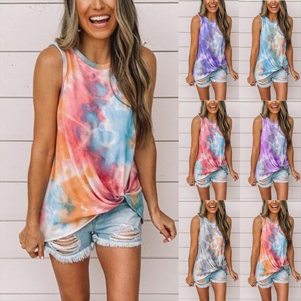 2020 women's round collar tie dyed kink printed women 2020 women's round collar tie t-shirt vest dyed kink printed vest t-shirt wo, White
2020 women's round collar tie dyed kink printed women 2020 women's round collar tie t-shirt vest dyed kink printed vest t-shirt wo, White