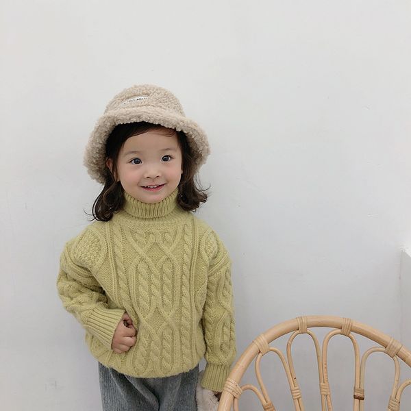girls warm thick high collar knitted long sleeve sweaters kids solid color twisted casual sweater 1-6y, Blue
girls warm thick high collar knitted long sleeve sweaters kids solid color twisted casual sweater 1-6y, Blue
