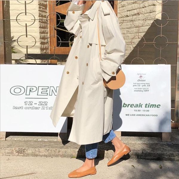 casual trench coat women elegant loose long sleeve windbreaker female coat oversize offic lady trench casaco feminino q1879, Tan;black
casual trench coat women elegant loose long sleeve windbreaker female coat oversize offic lady trench casaco feminino q1879, Tan;black