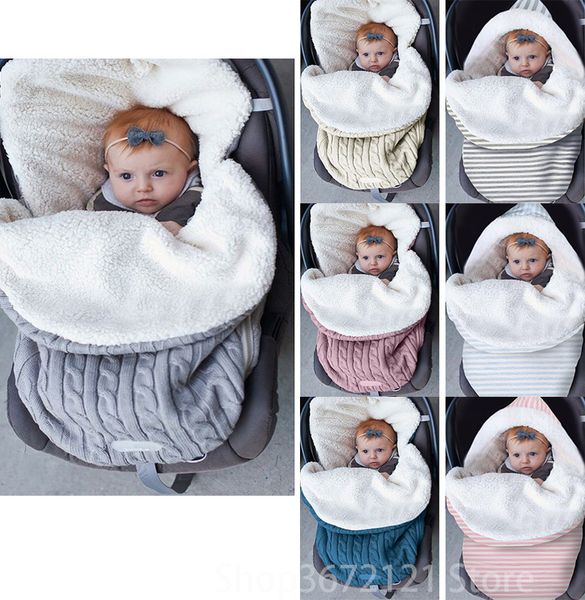 thick baby swaddle wrap knit envelope newborn sleeping bag baby warm swaddling blanket infant stroller sleep sack footmuff y200109
thick baby swaddle wrap knit envelope newborn sleeping bag baby warm swaddling blanket infant stroller sleep sack footmuff y200109