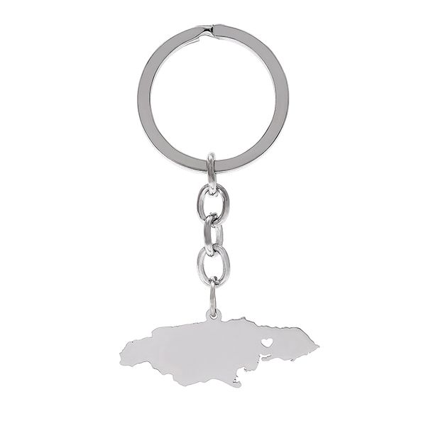 10 pcs/lot jamaica map keychain love hometown country stainless steel silver keyring family couple souvenir gift
10 pcs/lot jamaica map keychain love hometown country stainless steel silver keyring family couple souvenir gift