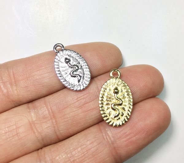 eruifa 20pcs 11*16mm oval snake print gold/silver plated zinc alloy charms pendant jewelry diy necklace 2 colors, Bronze;silver
eruifa 20pcs 11*16mm oval snake print gold/silver plated zinc alloy charms pendant jewelry diy necklace 2 colors, Bronze;silver