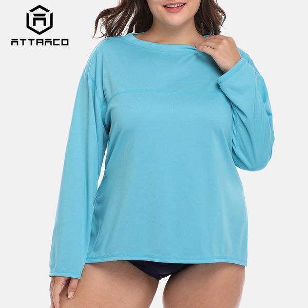 attraco women long rashguard swimsuit shirts upf 50+ womens plus size swimwear uv-protection rash guard beach wear
attraco women long rashguard swimsuit shirts upf 50+ womens plus size swimwear uv-protection rash guard beach wear