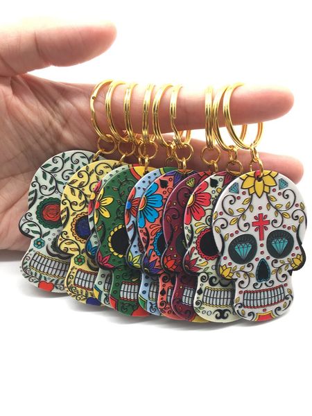 sugar skull keychains calavera sugary-sweet whimsical skull key chain keyrings relief keychain personalized skeleton key ring, Silver
sugar skull keychains calavera sugary-sweet whimsical skull key chain keyrings relief keychain personalized skeleton key ring, Silver