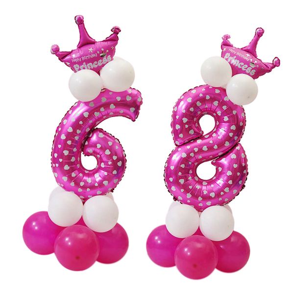 pink number 6 and number 8 balloon foil balloons for birthday anniversary party festival decorations
pink number 6 and number 8 balloon foil balloons for birthday anniversary party festival decorations