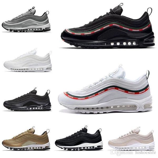 2019 new og qs silver bullet sneakers 97s metallic gold lx powerwall breathable maxes cushion sports trainers, Black
2019 new og qs silver bullet sneakers 97s metallic gold lx powerwall breathable maxes cushion sports trainers, Black