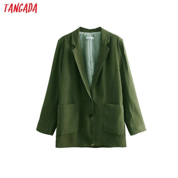 tangada women green blazer long sleeve notched collar pocket blazer oversize coat ladies casual be514, White;black
tangada women green blazer long sleeve notched collar pocket blazer oversize coat ladies casual be514, White;black