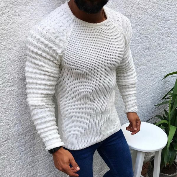 2019 new men pullovers autumn winter pleated sleeve slim fit sweater men casual o neck knitted fitness sweater knitwear, White;black
2019 new men pullovers autumn winter pleated sleeve slim fit sweater men casual o neck knitted fitness sweater knitwear, White;black